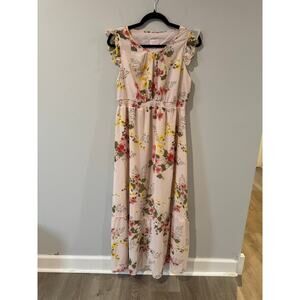 Isabel Maternity by Ingred & Isabel A-Line Floral Maxi Dress Size M